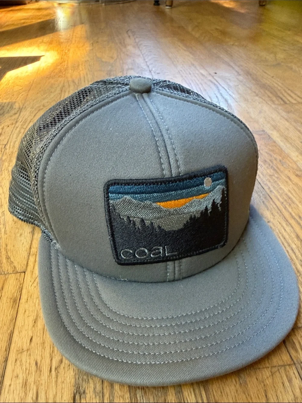 Olive Green Mesh Trucker Hat - Men